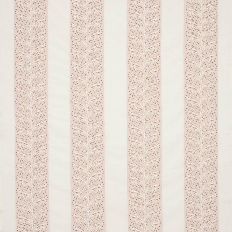 Preview: Wren Stripe Old Pink – Stoff von Colefax and Fowler