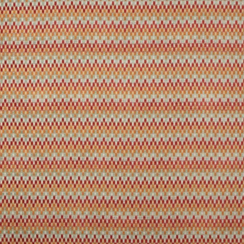 Preview: Wyatt Red/Sage – Stoff von Colefax and Fowler