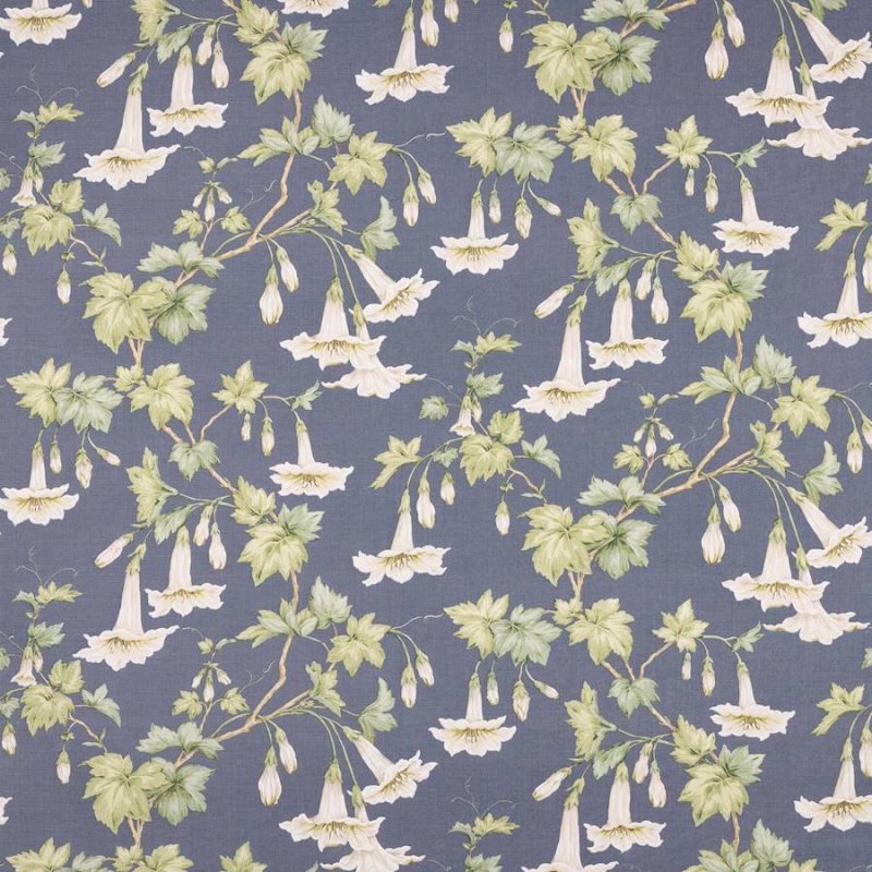 Preview: Yvette Navy Blue – Stoff von Colefax and Fowler
