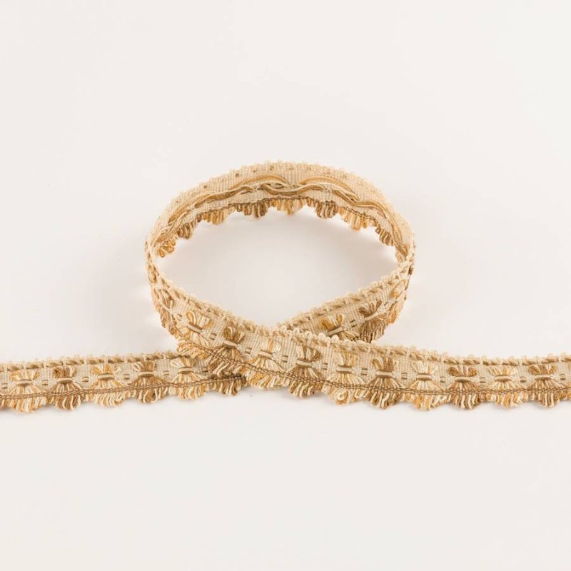 Preview: Arlington Archive Fan Edge Sand – Fächerborte von Colefax and Fowler