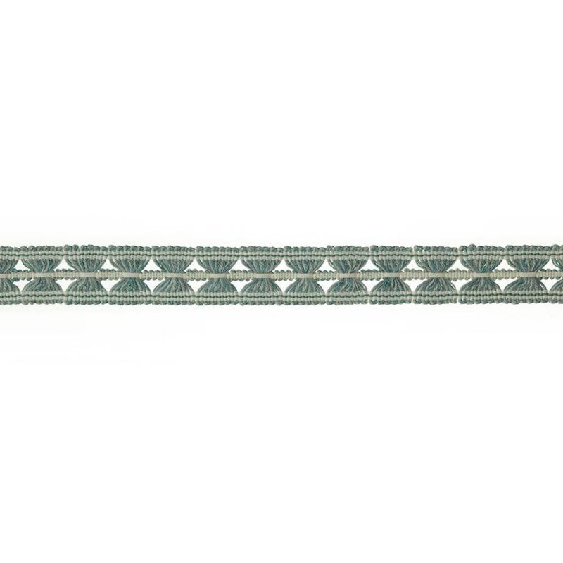 Arlington Butterfly Braid Aqua – Zierborte von Colefax and Fowler
