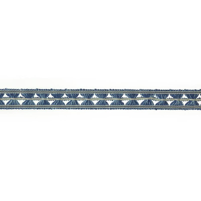 Arlington Butterfly Braid Blue – Zierborte von Colefax and Fowler