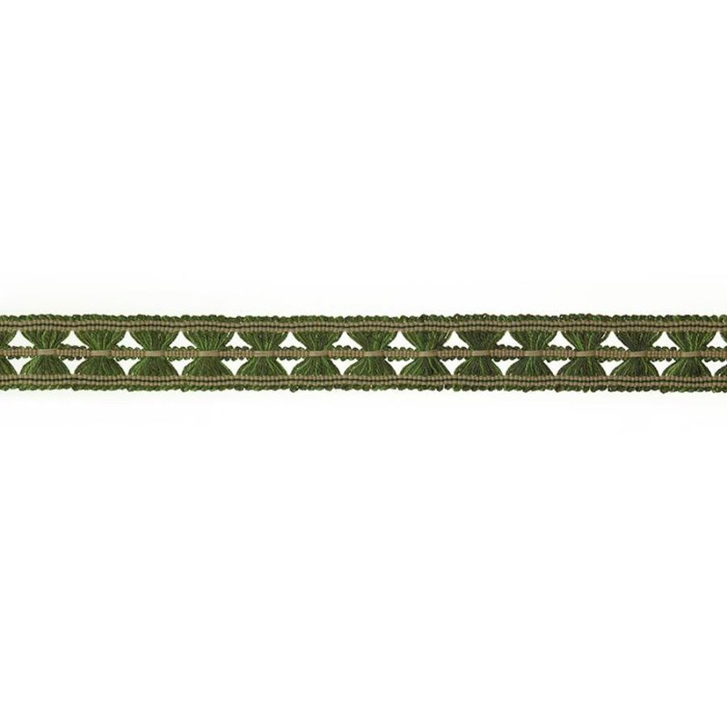 Arlington Butterfly Braid Green – Zierborte von Colefax and Fowler