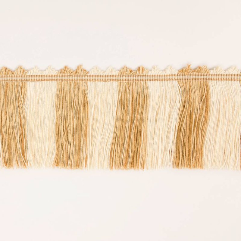 Arlington Cut Fringe Beige – Schnittfranse von Colefax and Fowler