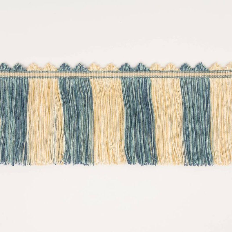 Arlington Cut Fringe Blue – Schnittfranse von Colefax and Fowler