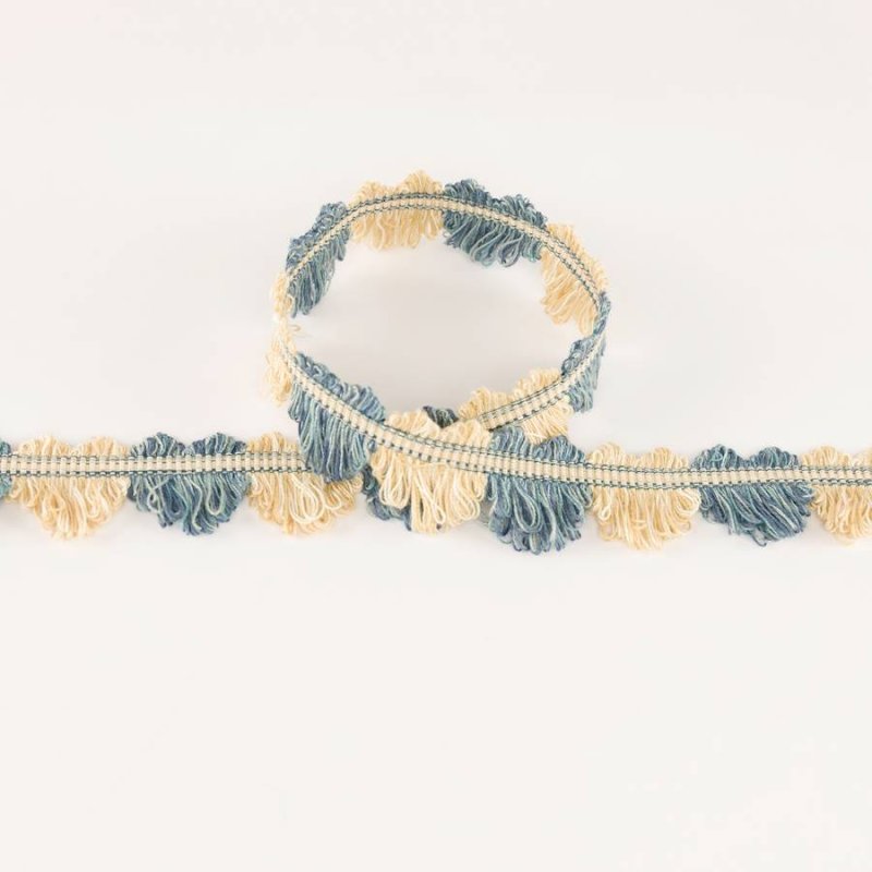 Arlington Fan Edge Blue – Fächerborte von Colefax and Fowler