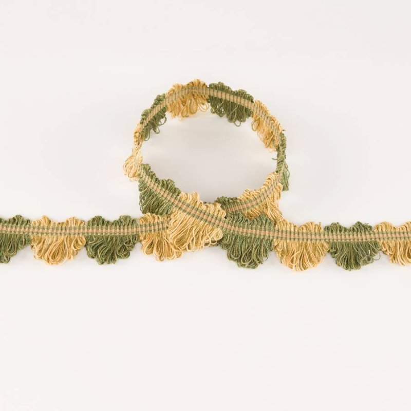 Arlington Fan Edge Green – Fächerborte von Colefax and Fowler