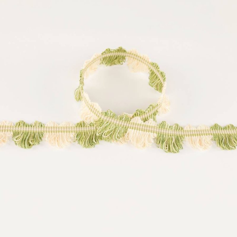 Arlington Fan Edge Leaf Green – Fächerborte von Colefax and Fowler