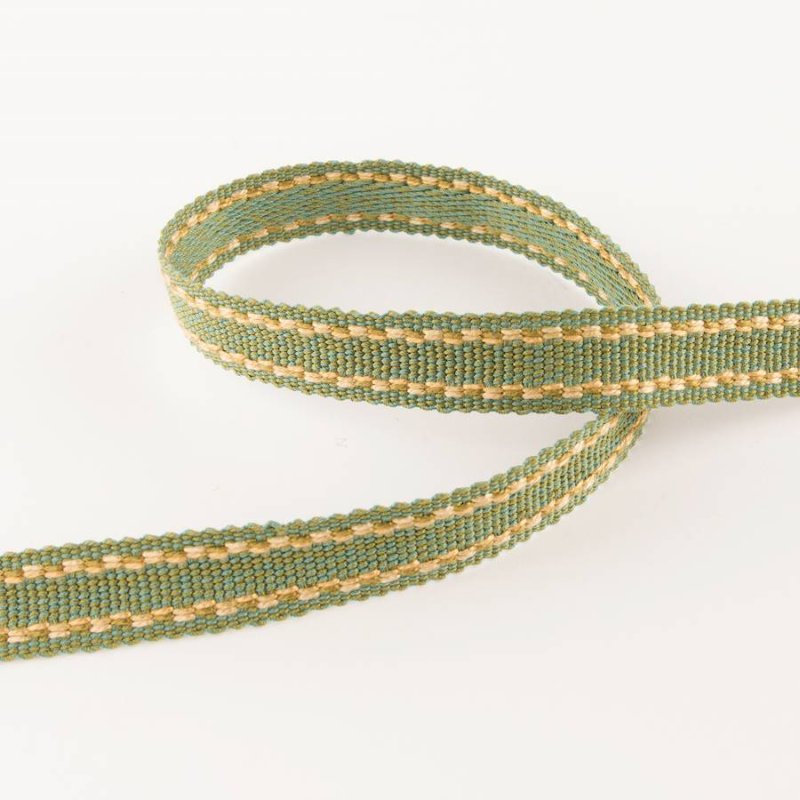 Arlington Narrow Braid Green – Schmale Borte von Colefax and Fowler