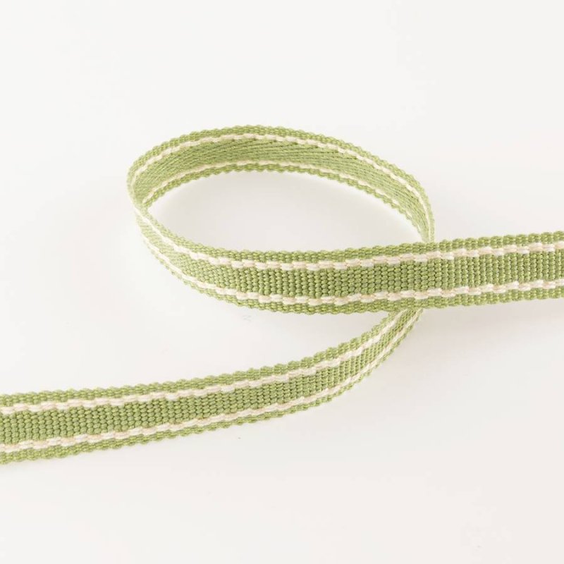 Arlington Narrow Braid Leaf Green – Schmale Borte von Colefax and Fowler