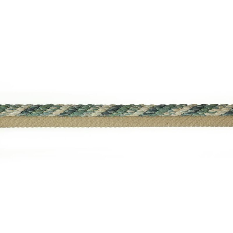 Arlington Rope Flanged Aqua – Kordel mit Flansch von Colefax and Fowler