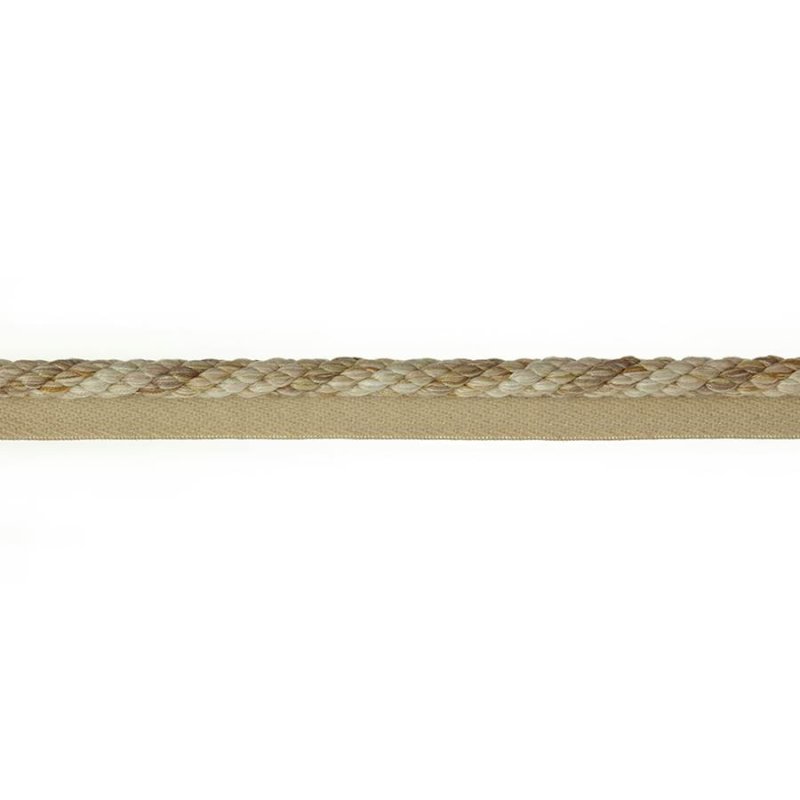 Arlington Rope Flanged Beige – Kordel mit Flansch von Colefax and Fowler