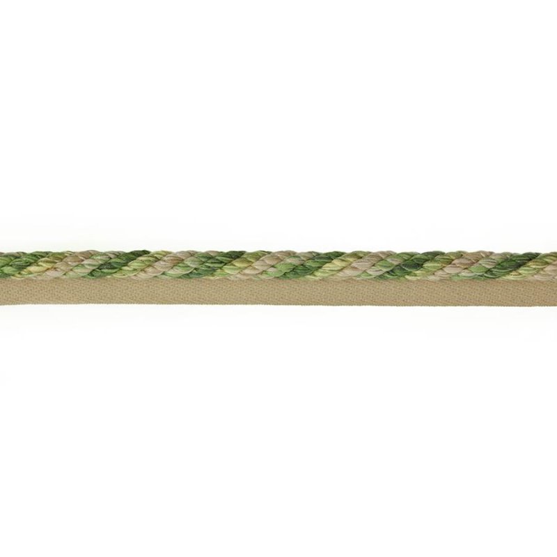 Arlington Rope Flanged Leaf Green – Kordel mit Flansch von Colefax and Fowler