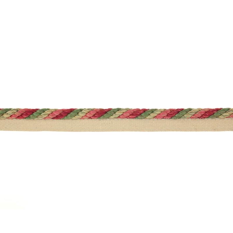 Preview: Arlington Rope Flanged Red/Green – Kordel mit Flansch von Colefax and Fowler