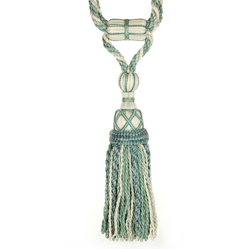 Arlington Tassel Tieback Aqua – Quastenraffhalter von Colefax and Fowler