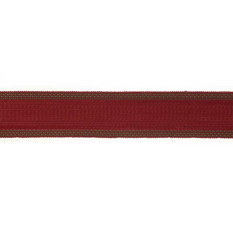 Preview: Arlington Wide Braid Red/Green – Breite Borte von Colefax and Fowler