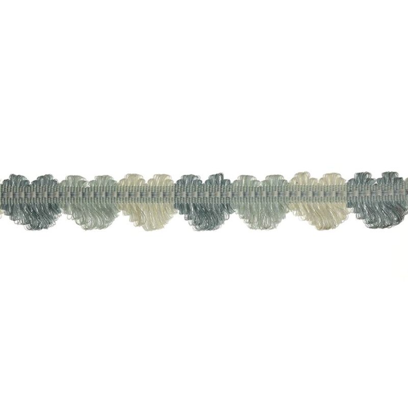 Delano Fan Edge Aqua – Fächerborte von Colefax and Fowler