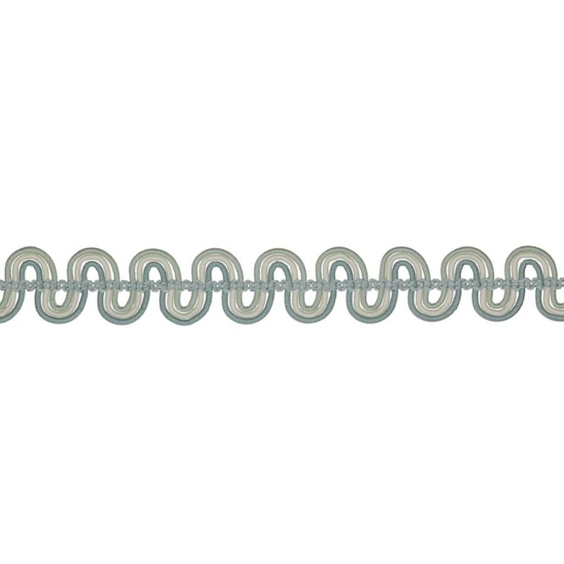 Delano Gimp Braid Aqua – Gimpe-Borte von Colefax and Fowler