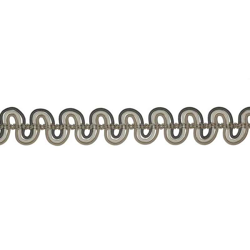 Delano Gimp Braid Charcoal – Gimpe-Borte von Colefax and Fowler
