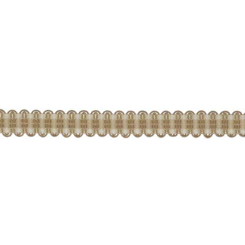 Delano Narrow Braid Sand – Schmale Gimpe-Borte von Colefax and Fowler