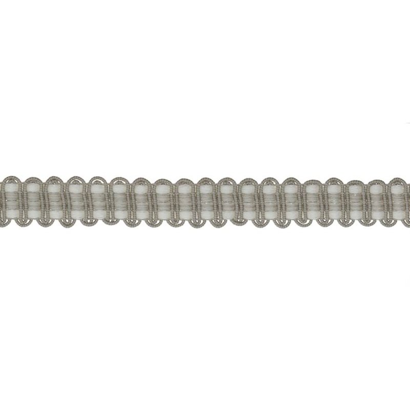 Preview: Delano Narrow Braid Stone – Schmale Gimpe-Borte von Colefax and Fowler