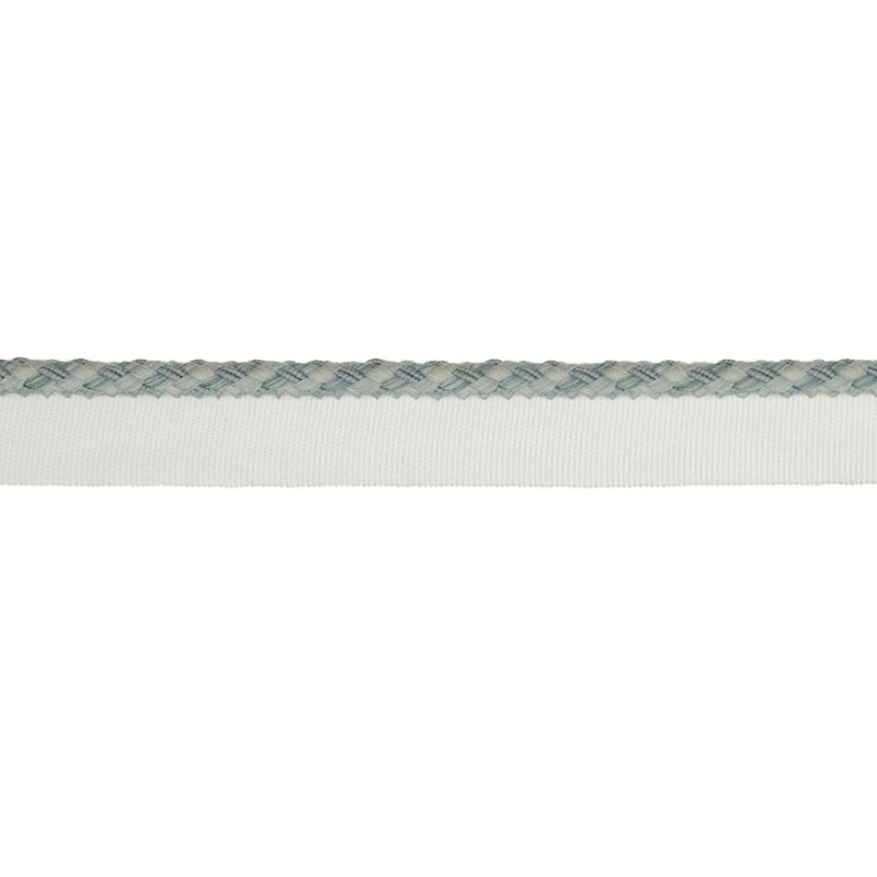 Delano Small Braided Rope Aqua – Geflochtene Kordel mit Flansch von Colefax and Fowler