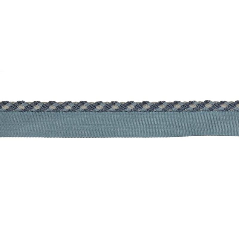 Preview: Delano Small Braided Rope Navy – Geflochtene Kordel mit Flansch von Colefax and Fowler