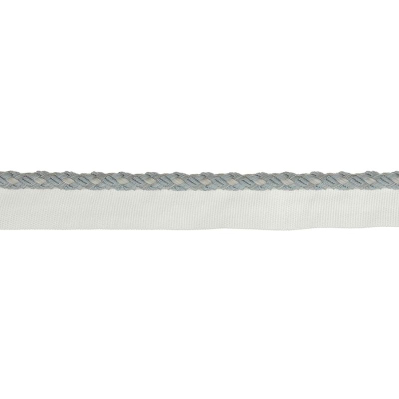 Delano Small Braided Rope Old Blue – Geflochtene Kordel mit Flansch von Colefax and Fowler