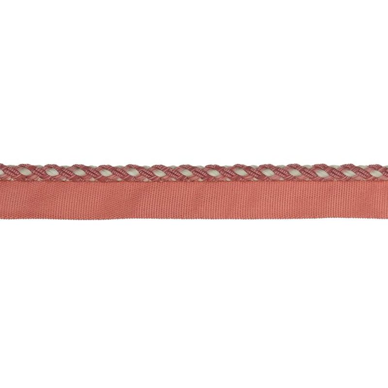 Preview: Delano Small Braided Rope Red – Geflochtene Kordel mit Flansch von Colefax and Fowler