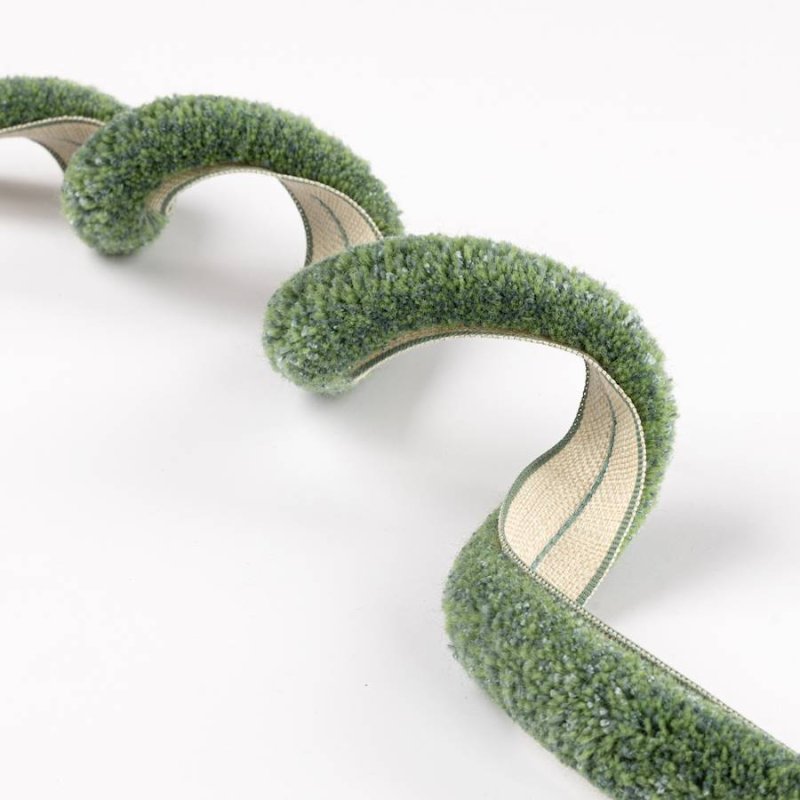 Lansdowne Caterpillar Braid Green – Raupenborte von Colefax and Fowler