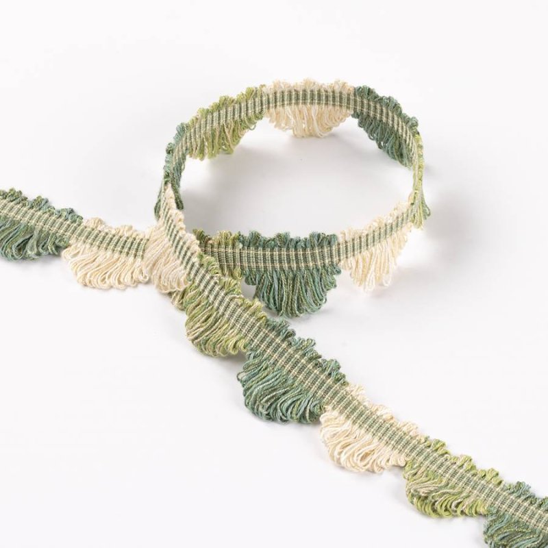Lansdowne Fan Edge Green – Fächerborte von Colefax and Fowler