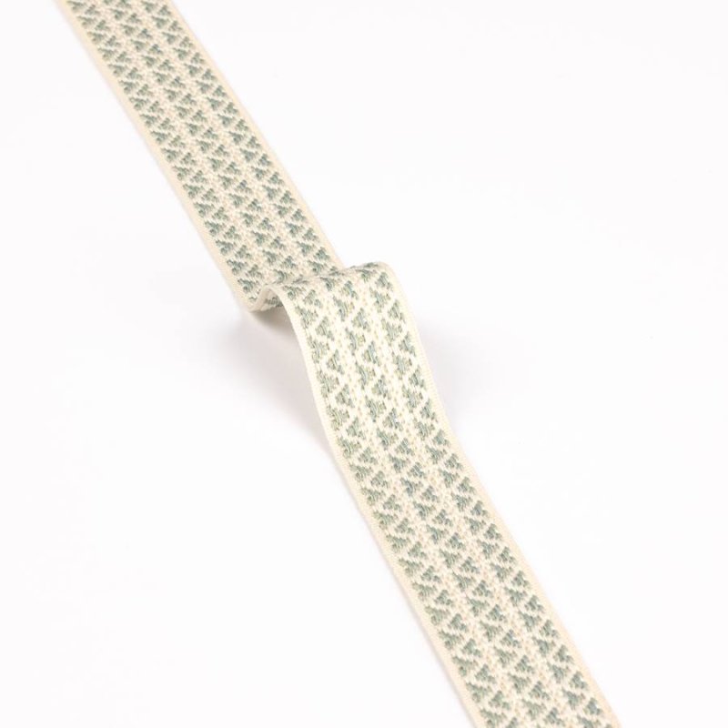 Lansdowne Herringbone Tape Aqua – Fischgratband von Colefax and Fowler