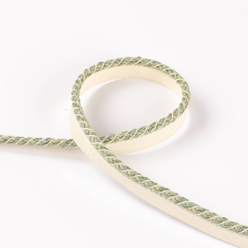 Lansdowne Narrow Rope Green – Kordel mit Flansch von Colefax and Fowler