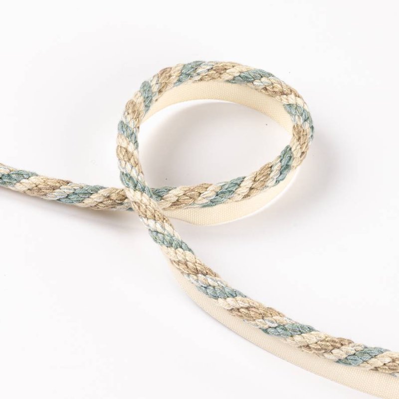 Preview: Lansdowne Rope Old Blue – Kordel mit Flansch von Colefax and Fowler