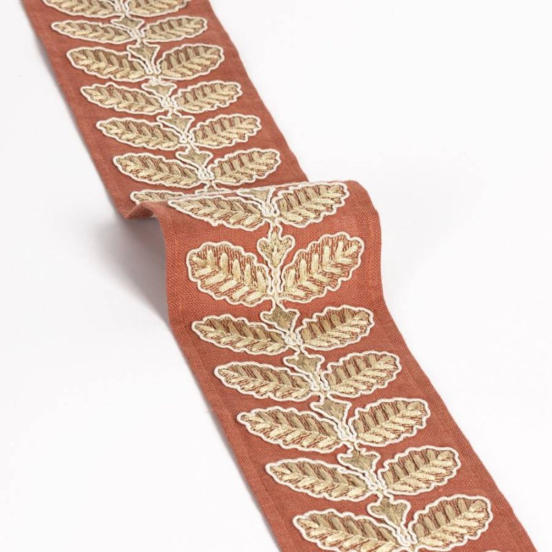 Preview: Lansdowne Stem Braid Tomato – Zierborte von Colefax and Fowler