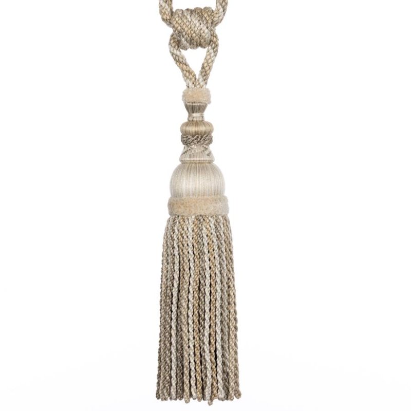Lansdowne Tassel Tieback Beige – Quastenraffhalter von Colefax and Fowler