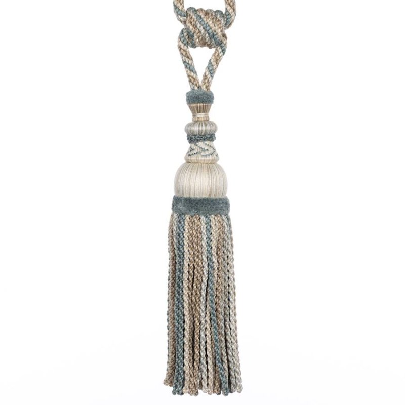 Preview: Lansdowne Tassel Tieback Old Blue – Quastenraffhalter von Colefax and Fowler