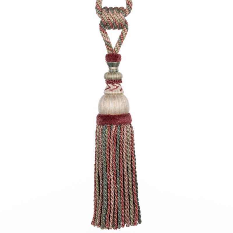 Preview: Lansdowne Tassel Tieback Red/Forest – Quastenraffhalter von Colefax and Fowler