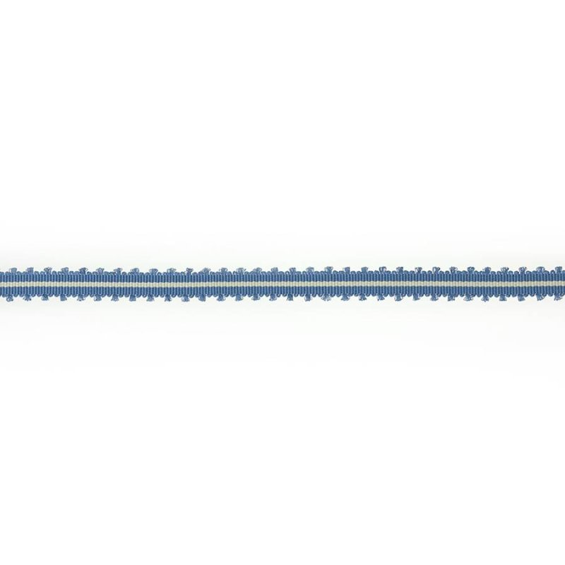 Preview: Narrow Picot Braid Dark Blue – Picot-Borte von Colefax and Fowler