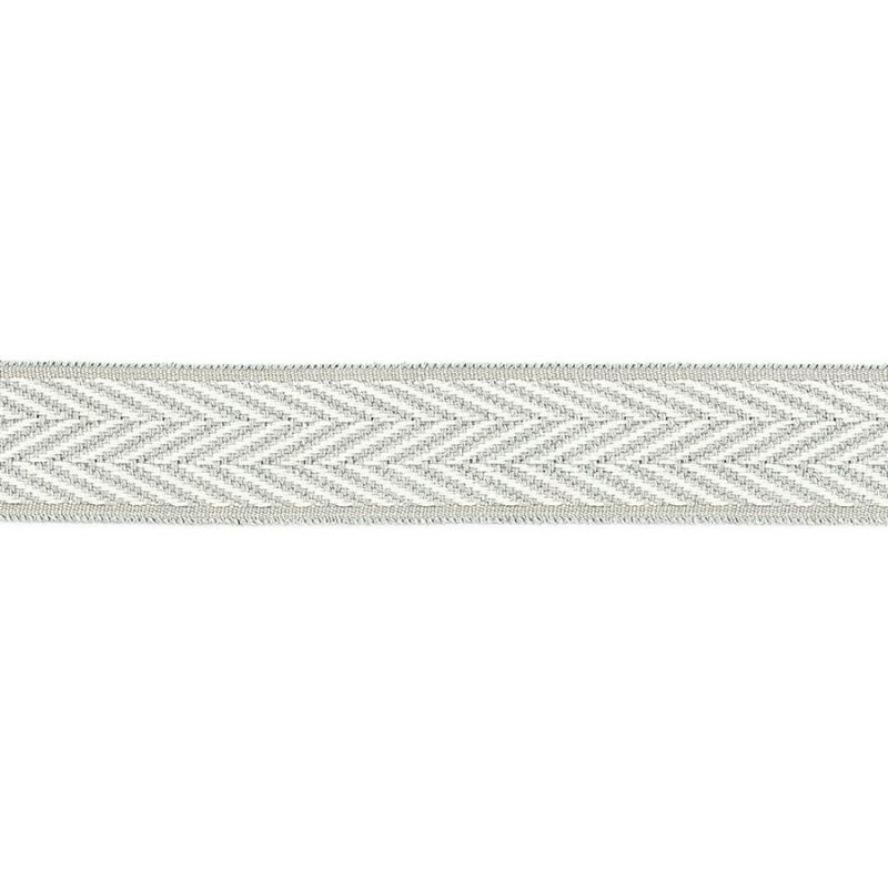 Theodore Chevron Braid Aqua – Chevronband von Colefax and Fowler