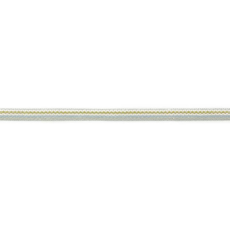 Theodore Narrow Tape Aqua/Leaf – Schmales Band von Colefax and Fowler