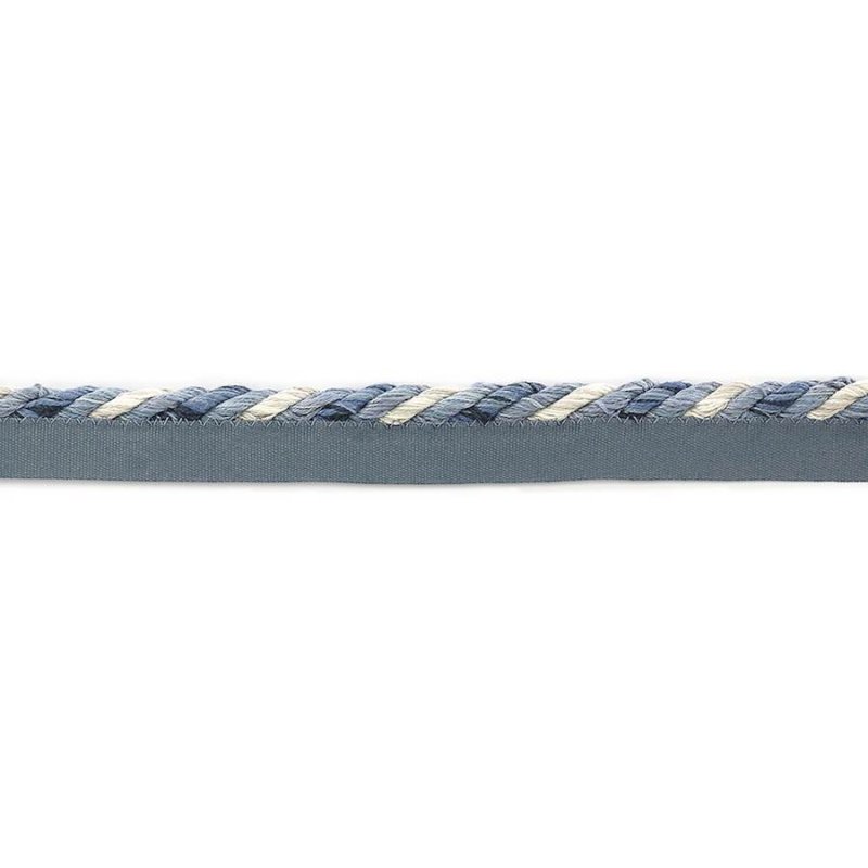 Theodore Rope Blue – Kordel mit Flansch von Colefax and Fowler
