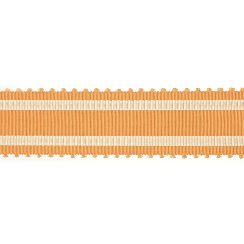 Wide Picot Braid Apricot – Picot-Borte von Colefax and Fowler