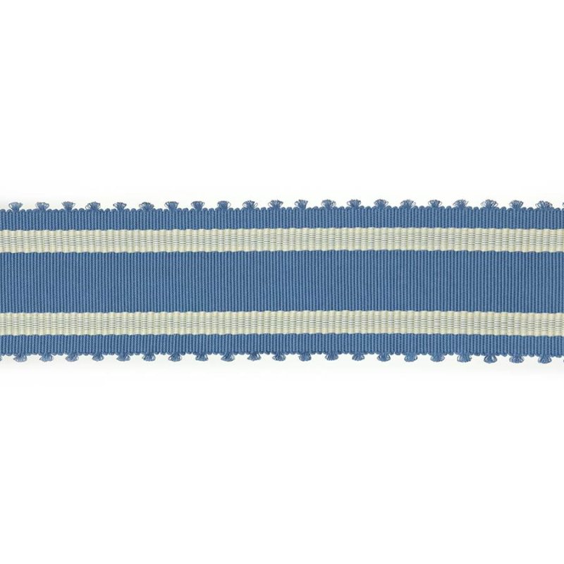 Preview: Wide Picot Braid Dark Blue – Picot-Borte von Colefax and Fowler