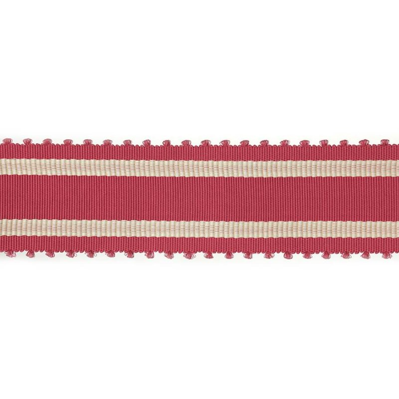 Wide Picot Braid Red – Picot-Borte von Colefax and Fowler