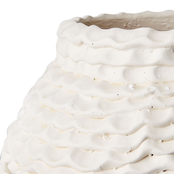 Cream - handgemachter Pot aus Keramik - offwhite
