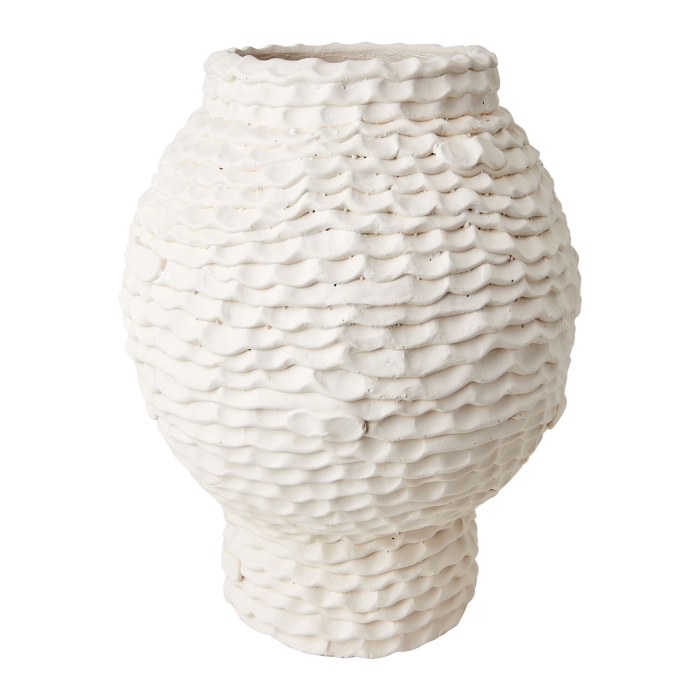 Cream - handgemachter Pot aus Keramik - offwhite