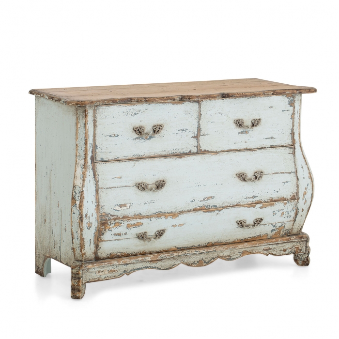 Preview: Kommode Emmerson aus antikem Pinienholz