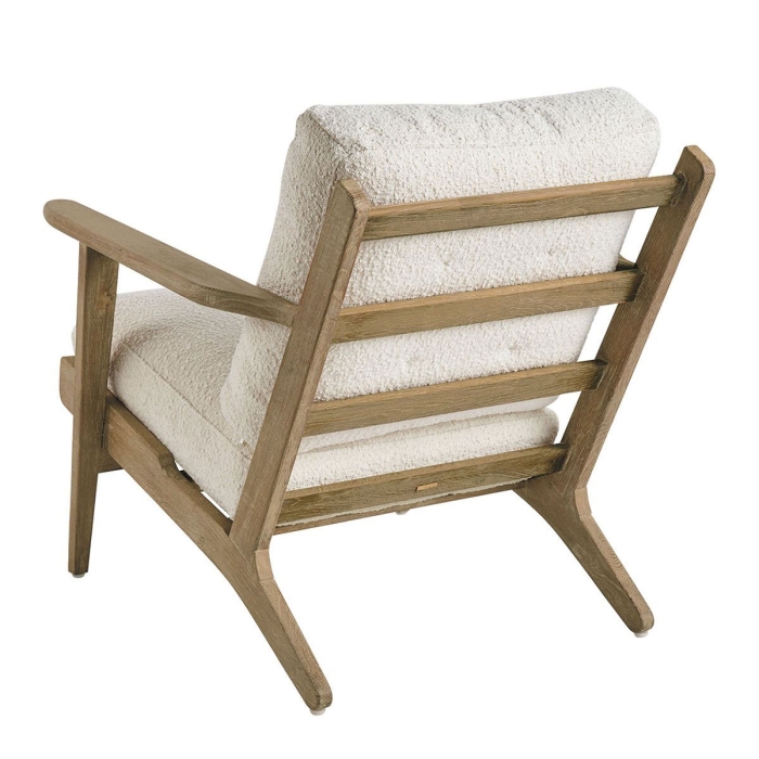 Preview: Sessel Jules in Bouclé offwhite