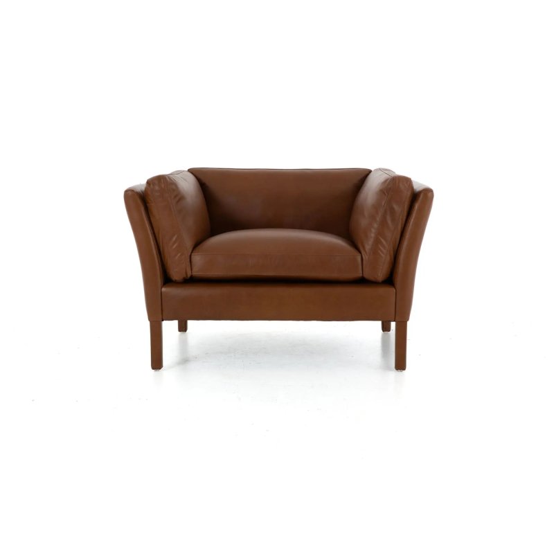 Preview: Sessel Bellamy, Leder Cognac – Ansicht 2